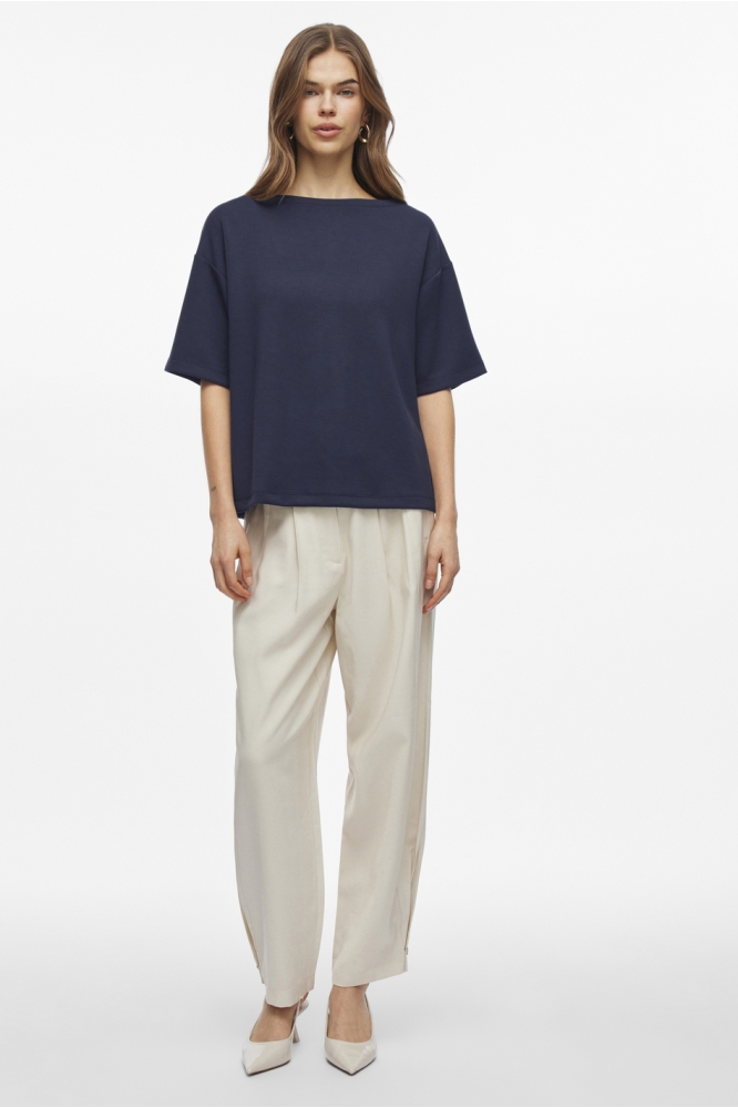 VIKARENA BOATNECK 2/4 TOP/R 14103955 Navy Blazer